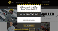 Desktop Screenshot of fallprotectionsystems.com